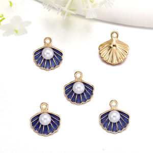 سحر قذيفة المينا سبيكة لقلادة القرط سوار نتائج صنع المجوهرات ديي 16 * حبات اللؤلؤ W261 - Product Image 6