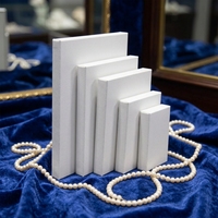 Boîtes en carton personnalisées en gros, petites boîtes artisanales, emballage blanc uni, boîte en papier blanc