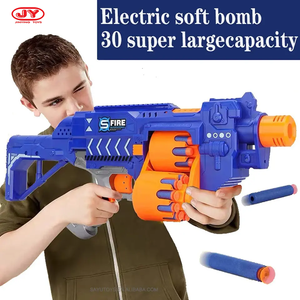 Pistola de Juguete Eléctrica de Balas Blandas, Pistola de Espuma Automática, Juego de Disparos con 40 Balas - Product Image 3
