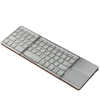 Clavier Bluetooth avec pavé tactile ergonomique, interface USB, interrupteur noir, ciseaux, plastique noir, pliable, pour Samsung Smart TV