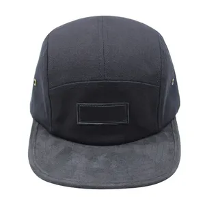 Кожаная заплатка с логотипом на заказ, 5 панелей, Снэпбэк кепки, кепки, кожаный ремешок, металлическая пряжка, сзади, кепка для кемпера, оптовая продажа