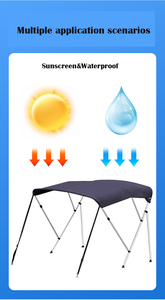 Parasol <span class=keywords><strong>Bimini</strong></span> Top le plus vendu pour bateau <span class=keywords><strong>de</strong></span> pêche gonflable, accessoires <span class=keywords><strong>de</strong></span> yacht en caoutchouc, fournitures marines - Product Image 6