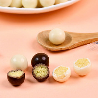 Biscuits en gros OEM personnalisés : Snacks au chocolat, centre croustillant, boules de chocolat au lait composé Mylikes