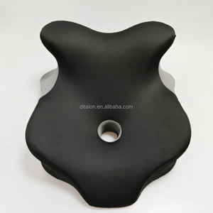 Support lombaire en mousse à mémoire de forme tricoté coussin de dos oreiller de lecture pour dormeur latéral avec support pour téléphone et ordinateur pour le travail au lit - Product Image 1