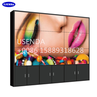 USENDA Mur vidéo LCD publicitaire 4K à cadre fin 3,5 mm, 55 pouces, garantie 3 ans, 500 cd, pour magasins de détail et signalisation d'orientation en ascenseur