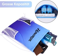 Sac à dos multifonctionnel pour la natation et la gymnastique-Sac de sport de grande capacité résistant à l'eau avec cordon et fermeture à glissière pour le voyage