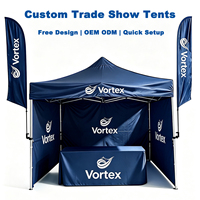 Tente de salon professionnelle portable sur mesure avec structure en aluminium, toile Oxford carrée, imperméable, livraison rapide, prix bas, exposition intérieure/extérieure