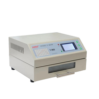 Oven aliran ulang T-962-zona pemanas 180x235mm & daya 800W untuk prototipe SMT PCB