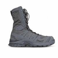 Bottes tactiques pour hommes, hauteur genou, été/hiver, randonnée en montagne, lacets, tige en microfibre, semelle intermédiaire en caoutchouc EVA, semelle épaisse antidérapante