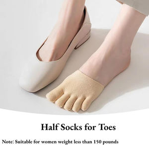 Enveloppement réutilisable à l'huile de ricin pour les pieds et les orteils, pour femmes, avec couvre-orteils discrets et chaussettes - Product Image 6