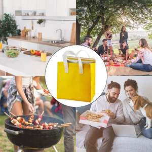 Customized Laminated Solid Color Non-Woven Insulation Bag Portable Thermal Lunch Cooler Bag Eco Custom Cooler Mini Bag - Product Image 6