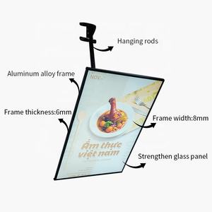 เมนูร้านอาหารในหลอดไฟกล่องเมนูเบอร์เกอร์นำแผงเมนูในที่มีแสง - Product Image 2