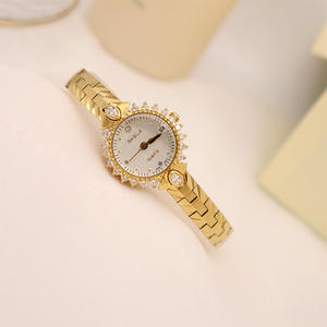 Minimamente retrò luce di nicchia orologio d'oro di lusso per le donne orologi antichi donne bracciale <span class=keywords><strong>antico</strong></span> con diamanti signore orologi da polso - Product Image 2