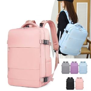 Custom Logo Printing Business Waterproof Usb Airplane Approved Back Bag Large Capacity <b>Laptop</b> Backpack - Product Image 1