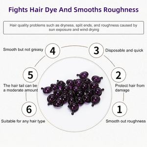 Fábrica Abastecimento Nutrição Suplemento Cabelo Vitamina Soro Queratina Complexo Hair Care Óleo Essencial Cápsulas para Cabelos Frizzy Secos - Product Image 6