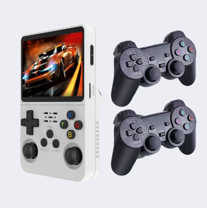 Blanc Une paire de poignées