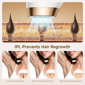 Depiladora IPL Fría con Tecnología <span class=keywords><strong>de</strong></span> Hielo para Uso Doméstico, Depiladora Láser Profesional para Mujeres, Depiladora Láser IPL con Enfriamiento - Product Image 5
