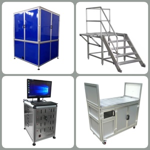 Profilé en aluminium à fente en T 4040 standard chinois, extrusion économique anodisée 6063 T5 pour couvercles d'équipement, cadres et tables de travail - Product Image 3