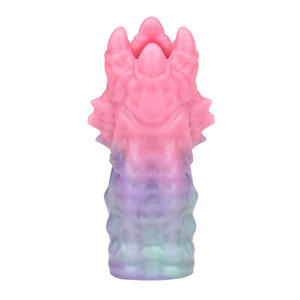 Consolador <span class=keywords><strong>de</strong></span> fantasía más allá <span class=keywords><strong>de</strong></span> <span class=keywords><strong>la</strong></span> <span class=keywords><strong>realidad</strong></span>, fino, elástico, bien envuelto, funda <span class=keywords><strong>de</strong></span> pene alienígena, juguete sexual para agrandar para hombre/pareja - Product Image 5