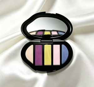 Paleta de sombras de ojos de lujo de 5 colores, con textura metálica, duradera, resistente al agua, de alta pigmentación, acabado mate y perlado. - Product Image 1