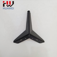 HUAWEI Triangle Metall Sofa beine Verchromte Stütze Gold Möbel teile Möbel Y Beine für Möbel 15 cm