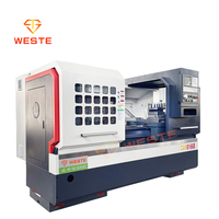 Gran oferta, máquina de torno de sistema de Control GSK de centro de torneado CNC de alta resistencia CK6166 para piezas metálicas complejas con contrapunto