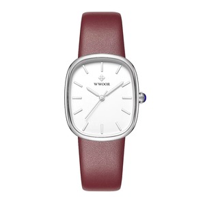 Montre à Quartz élégante pour femmes, cadran carré en or Rose, bracelet en cuir noir, étanche, minimaliste, décontractée, à la mode - Product Image 6