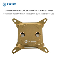 Bloc de refroidissement par eau pour processeur haute performance pour Intel LGA 1700 1200 115X, boucle liquide personnalisée, base en cuivre entièrement métallique, raccord G1/4