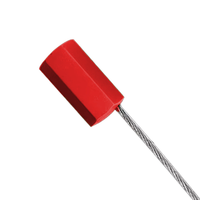 Sello de Seguridad Desechable para Cables, de Alta Seguridad, de 1.8 mm, Hexagonal, a Prueba de Manipulaciones, con Longitud Personalizable y Código QR