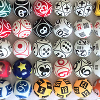 Balle de loterie imprimée haute définition de 40 mm pour les jeux de loterie et les balles de tennis de table, personnalisation prise en charge