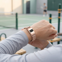 Bracelet intelligent unisexe B8, moniteur de fréquence cardiaque et de sommeil, étanche IPX8, montre de fitness Bluetooth, charge magnétique