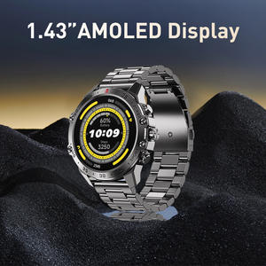 <span class=keywords><strong>Montre</strong></span> connectée T57 avec écran AMOLED, étanchéité IP68, écran tactile en alliage, suivi <span class=keywords><strong>de</strong></span> la fréquence cardiaque, <span class=keywords><strong>de</strong></span> l'oxygène sanguin et <span class=keywords><strong>de</strong></span> la pression artérielle, suivi intelligent <span class=keywords><strong>de</strong></span> la santé - Product Image 4