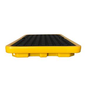 Paletas de plástico HDPE de perfil bajo directo de fábrica para almacenamiento en almacén 2 paletas de contención de derrames de tambor - Product Image 4