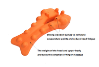 Oreiller ergonomique à point de pression pour thérapie d'acupression avec mousse à mémoire de forme et design de contour réglable