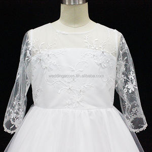 D30521 de moda flor chica vestido de fiesta de cumpleaños de la boda princesa bebé Niñas <span class=keywords><strong>Ropa</strong></span> niñas vestidos de fiesta - Product Image 6