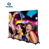 Écran LED pliable P3 P2 pour affichage extérieur, ultra fin, portable, sur pied, mur vidéo LED pliable, affichage LED pliable, livraison rapide