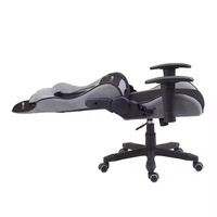 Chaise de jeu pour enfants en cuir PU de haute qualité, pivotante, réglable, avec base à cinq étoiles et fonction de réglage en hauteur