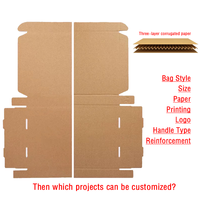 Embalaje de papel de caja fuerte de cartón corrugado personalizado para envío con su diseño único