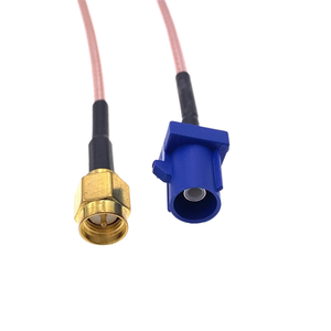 Универсальный <span class=keywords><strong>Fakra</strong></span> Male to <span class=keywords><strong>SMA</strong></span> Male <span class=keywords><strong>RF</strong></span>-кабель коаксиальные разъемы для автомобильного жгута проводов GPS Радио кабель для автомобиля - Product Image 1