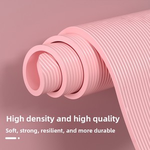 Esterilla de <span class=keywords><strong>Yoga</strong></span> Engrosada y Ancha Antideslizante <span class=keywords><strong>para</strong></span> <span class=keywords><strong>Principiantes</strong></span>, Mujeres y Hombres, 185 cm, 8-10 mm de Grosor, Esterilla <span class=keywords><strong>para</strong></span> Fitness y Baile - Product Image 5