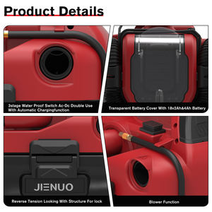 Jienuo 2 Gallon 20V Lithium Batterij Draagbare Natte Droge Cycloon Stofzuiger Met Lucht Inflat Adapter Jn701 - Product Image 5
