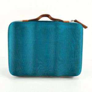Professional Custom EVA <b>Hard</b> <b>Shell</b> Travel Organizer Bag Waterproof Shockproof EVA Essential Oil <b>Case</b> With Leather Handle - Product Image 4