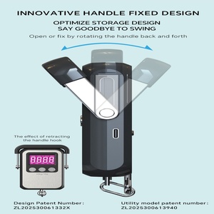 SNEDA USB Wiederaufladbare Digitale Handwaage aus Edelstahl 304, Tragbare Elektronische Waage für Zuhause, Versand, Angeln und Reisen - Product Image 6