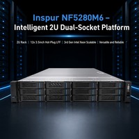 Serveur IA Inspur 5280 M6 avec processeur Xeon 2,1 GHz, mémoire, SSD, disque dur, alimentation – Serveur rack à bas prix en stock