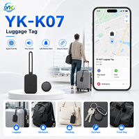 Étiquette de bagage GPS intelligente, traceur Bluetooth, positionnement AGPS/LBS/WiFi/GLONASS, application iOS, localisateur de valise anti-perte, emplacement pour carte nominative