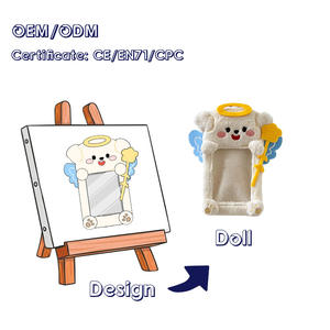 Özel peluş kart tutucu güzel doldurulmuş hayvan özel peluş fotoğraf kart tutucu özelleştirilmiş peluş oyuncak - Product Image 6