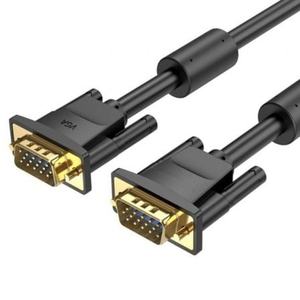 Cable SVGA - cable VGA macho a macho de 10m, color negro, ideal para conectar dispositivos de video con alta calidad de imagen. - Product Image 1