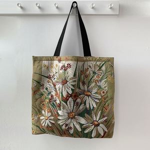 European American Printed <b>Canvas</b> Lining Hua Cheng Tote Large Capacity Portable Mommy Bag - Product Image 6