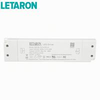 Alimentation électrique à tension constante 12V 24V 60W compatible avec les environnements humides, classe 2 UL FCC, pour bande LED de salle de bain