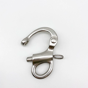 35mm thép không gỉ 316 cố định <span class=keywords><strong>Snap</strong></span> còng với pin phát hành nhanh chóng cho vòng đeo tay và dây xích chó - Product Image 5